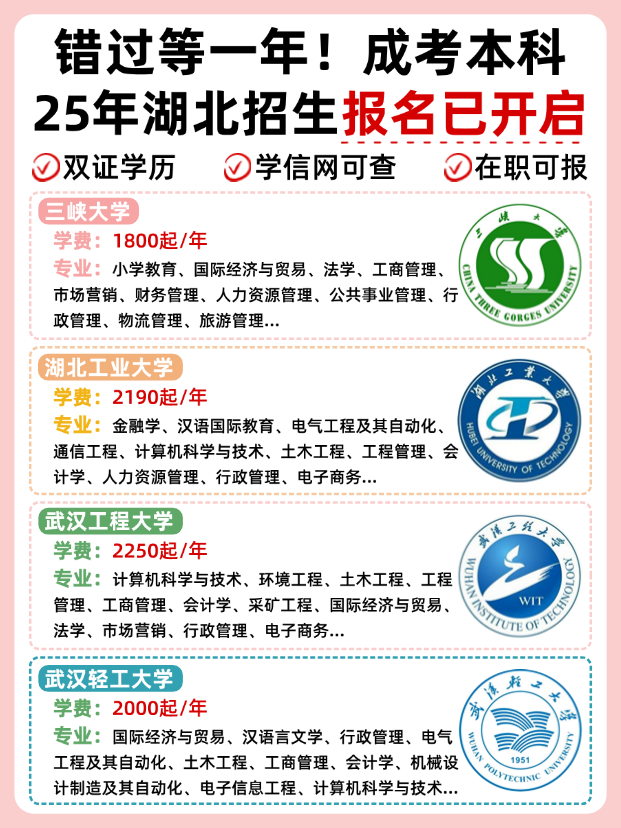 名校专业费用全解析，预报名开启学历新征程