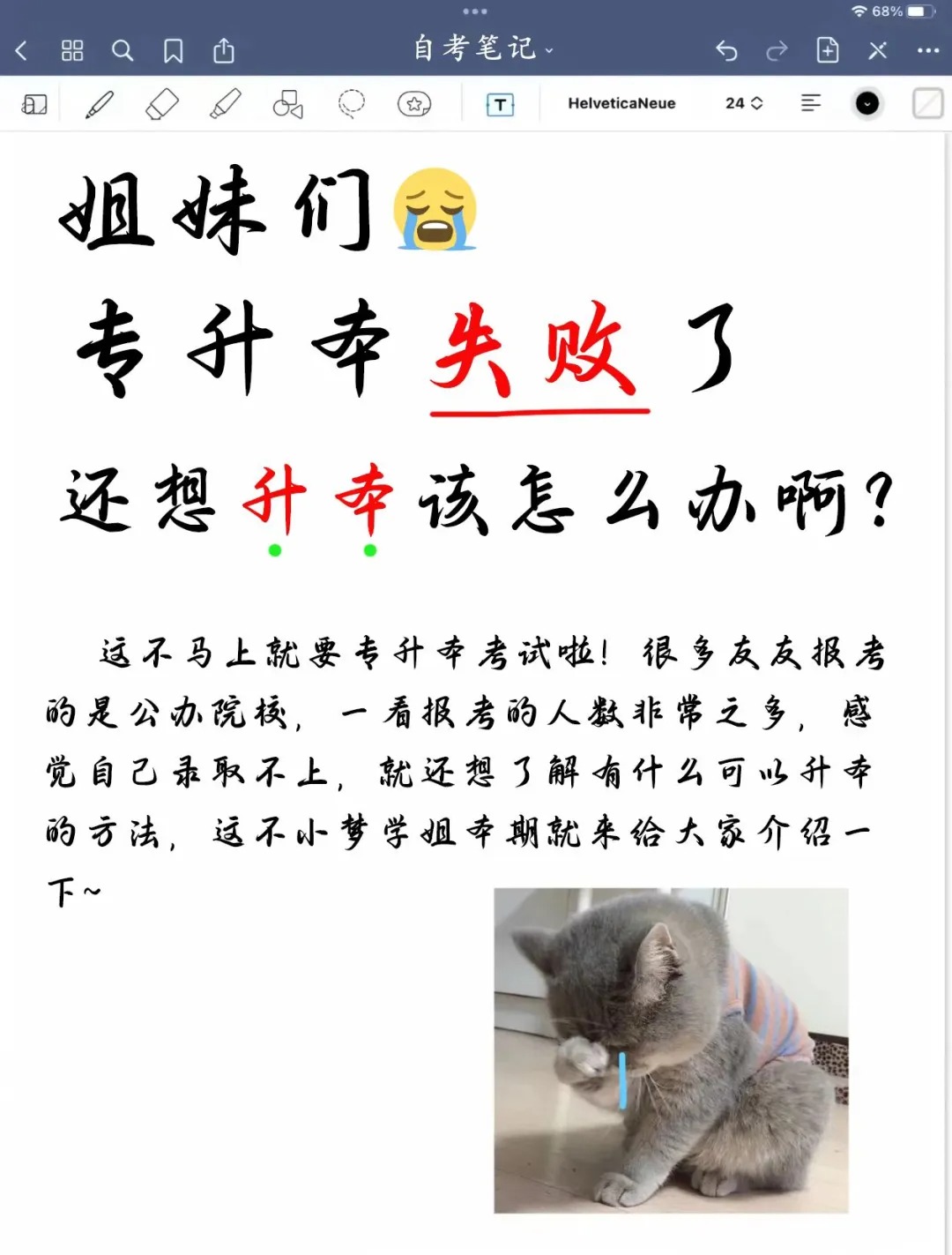 专升本失败，还想升本科怎么办？