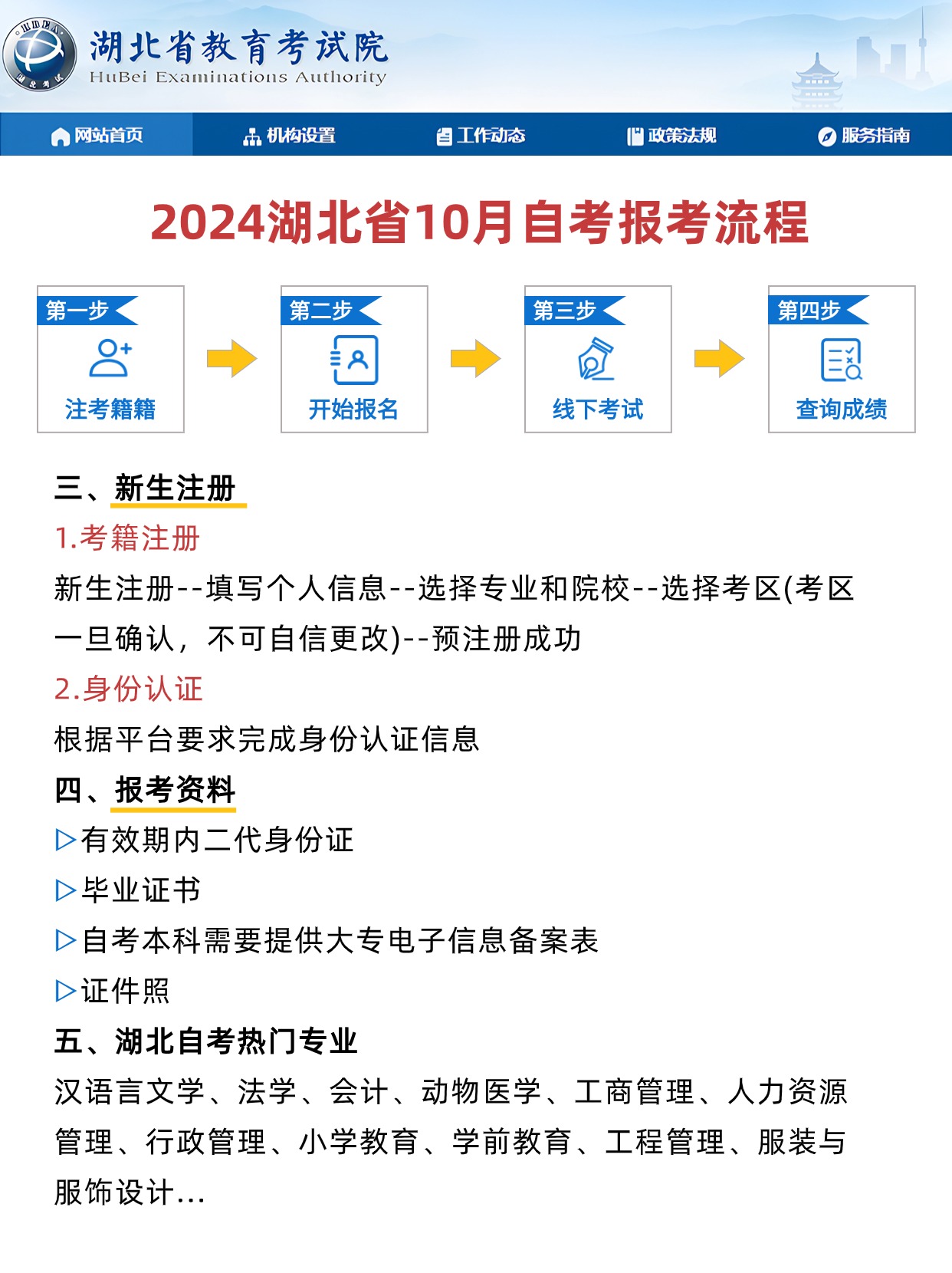 2024湖北下半年自考注意事项