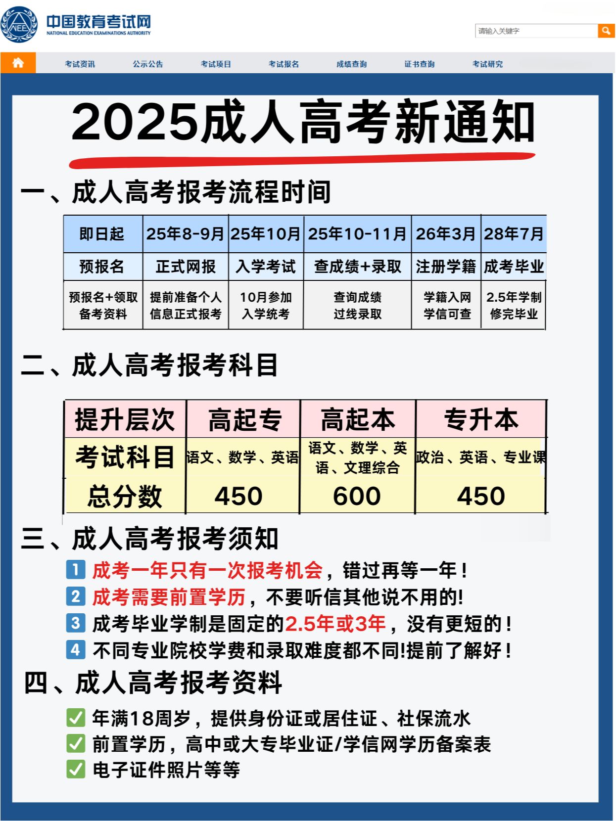 2025年成考什么时候报名？入学后怎么学习？