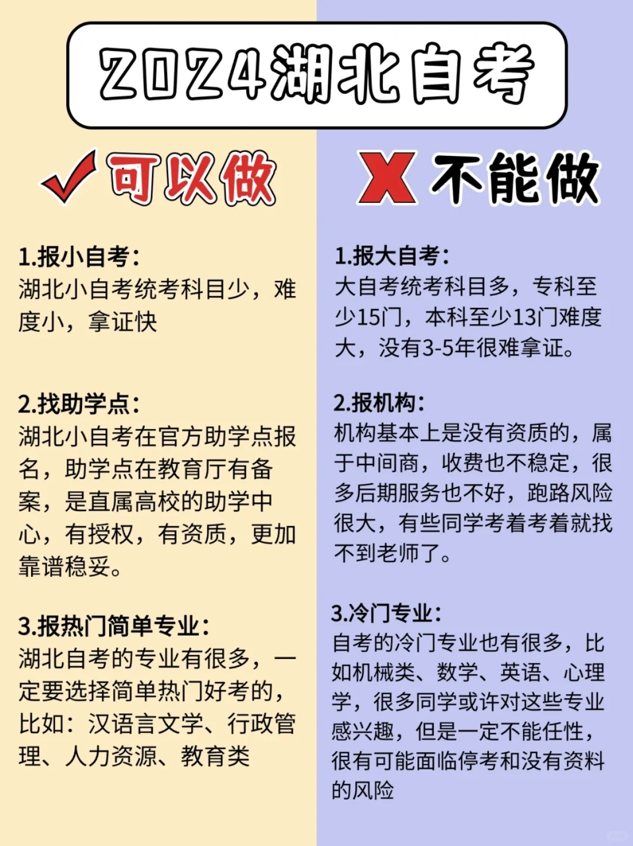 2024年湖北自考有哪些注意事项？