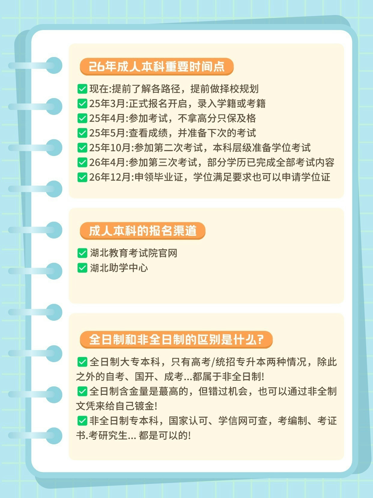 在职备考成人本科？一定要打破信息差！