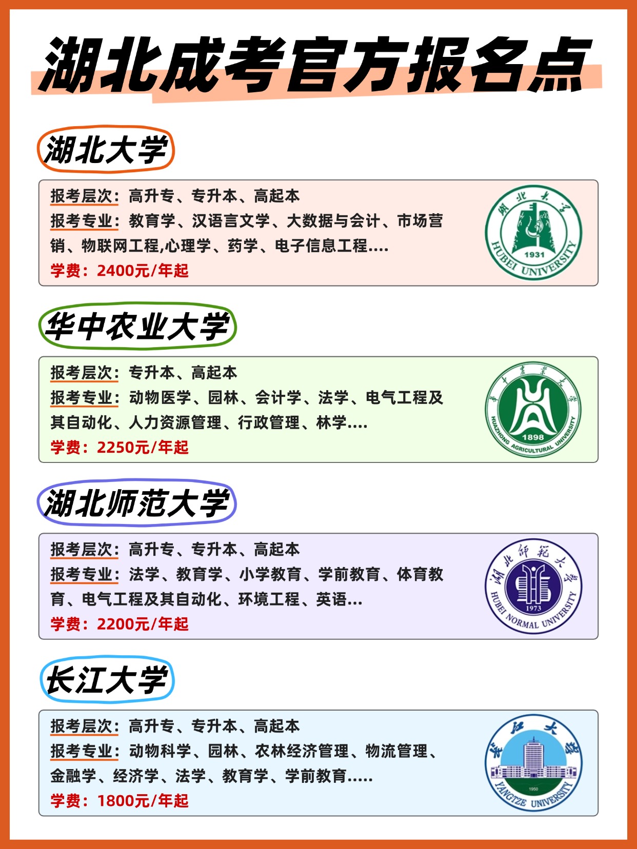 准备报25年湖北成人高考的同学，认准官方函授站！  