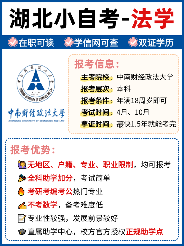 中南财经政法大学报考指南与时间规划