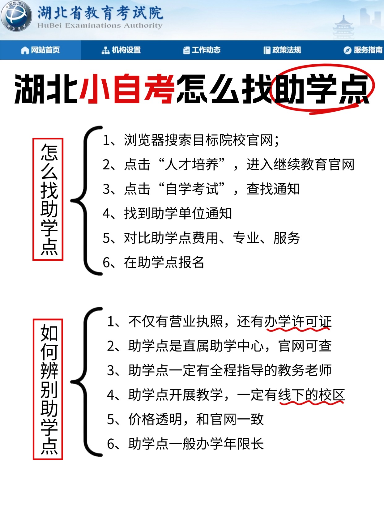 湖北自考助学点，手把手带你上岸本科！