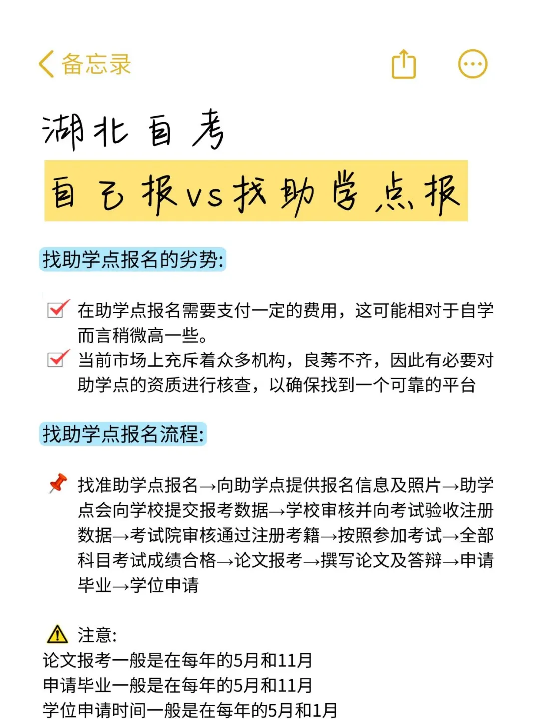 湖北自考找助学点VS自己报，哪个更好？