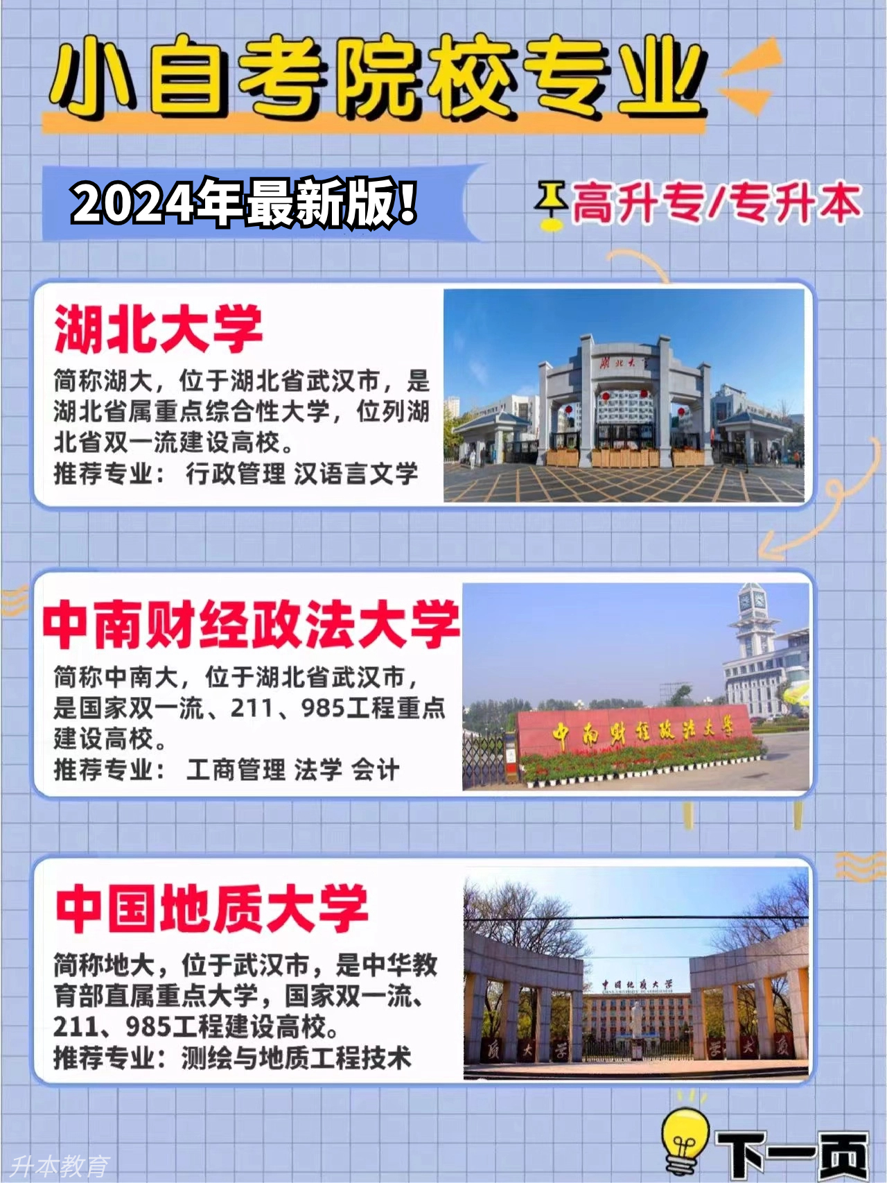 24年小自考可以报哪些学校专业？怎么报呢？