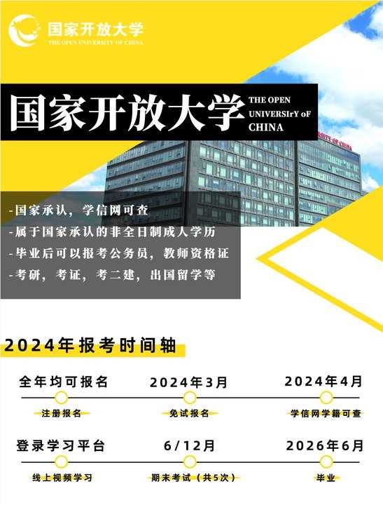 国家开放大学是什么？怎么报考？