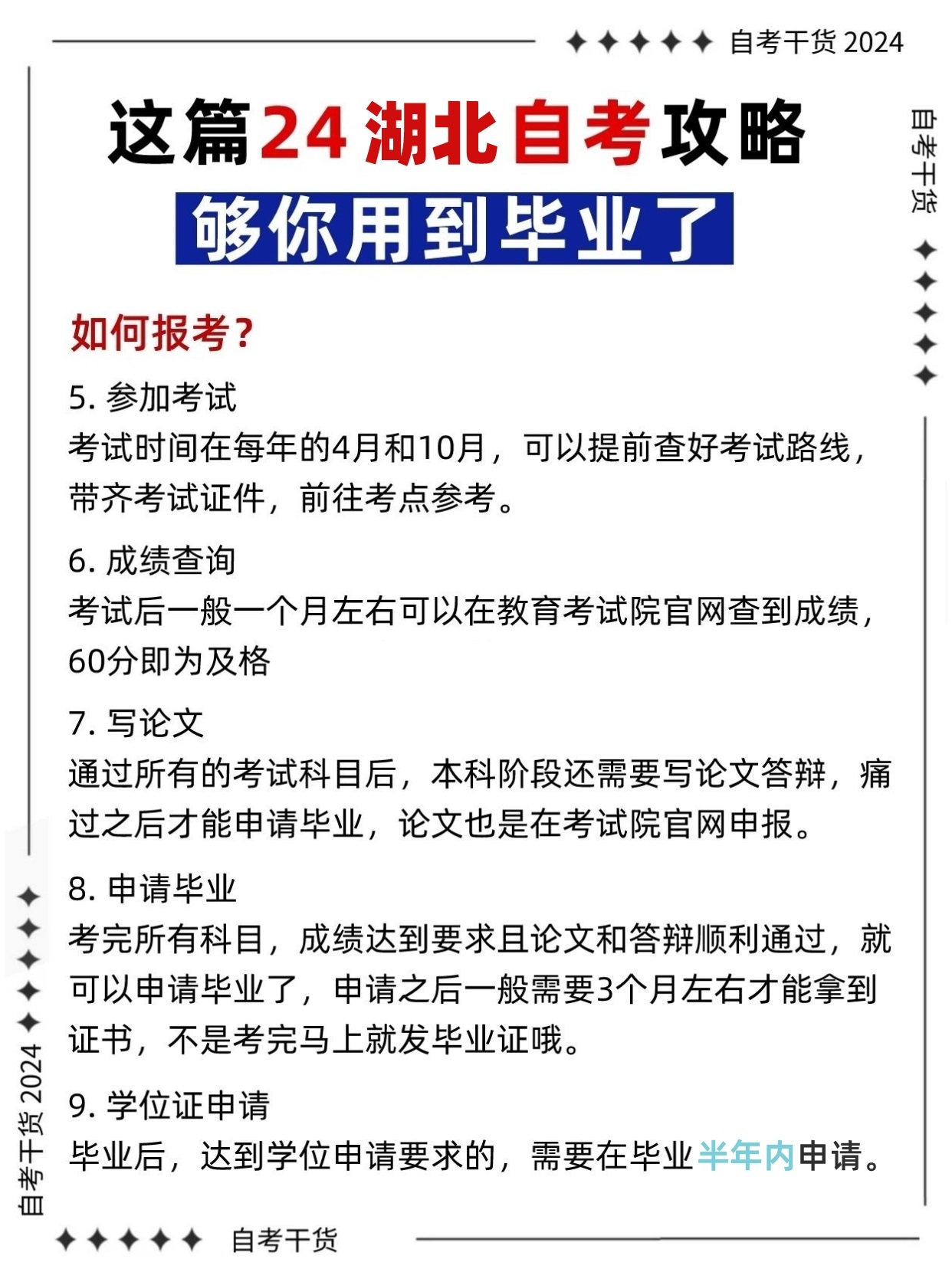 24年湖北自考报名入口在哪里？这份报名攻略够你用到毕业！