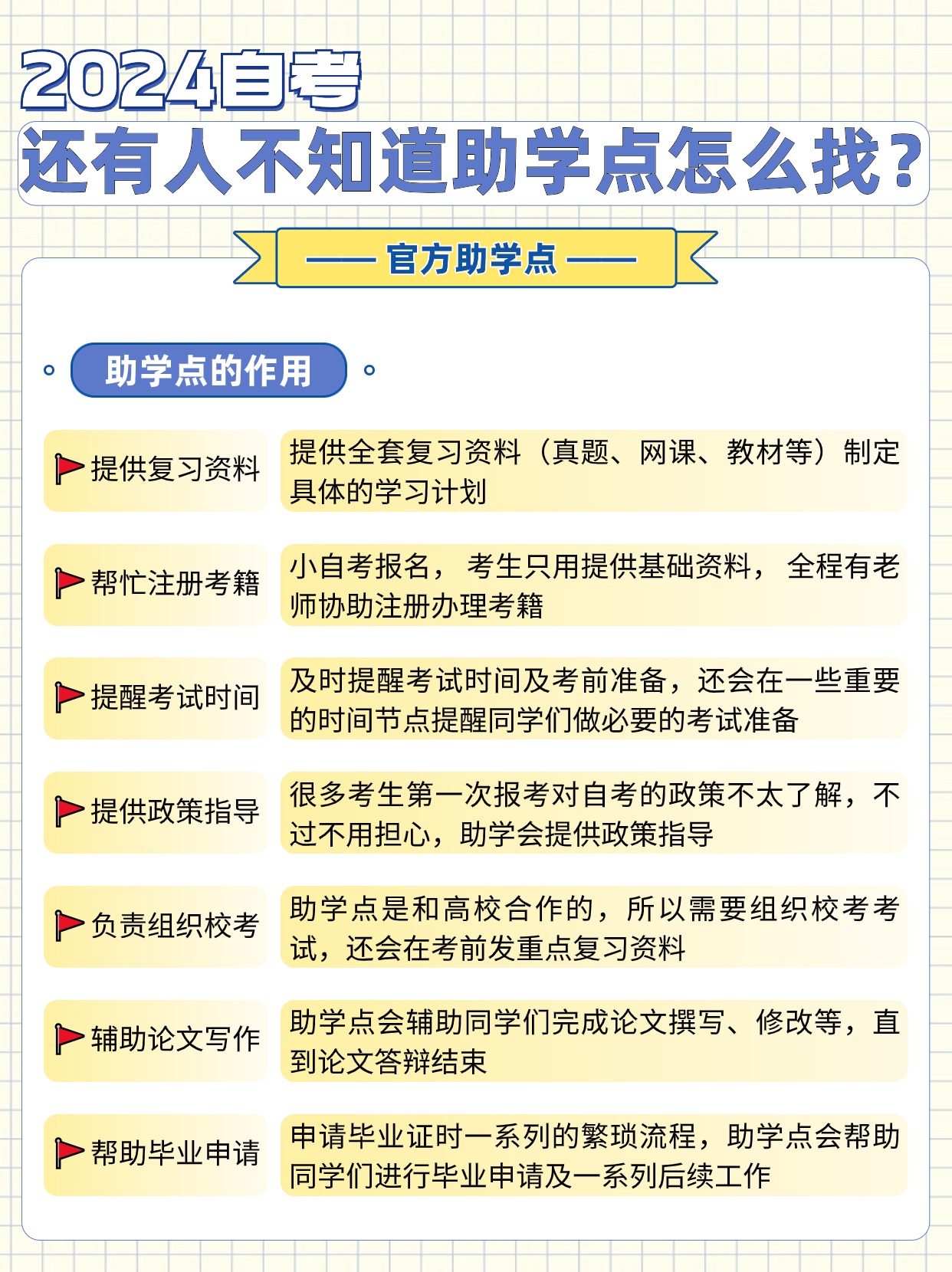 自考助学点是什么？有什么用？