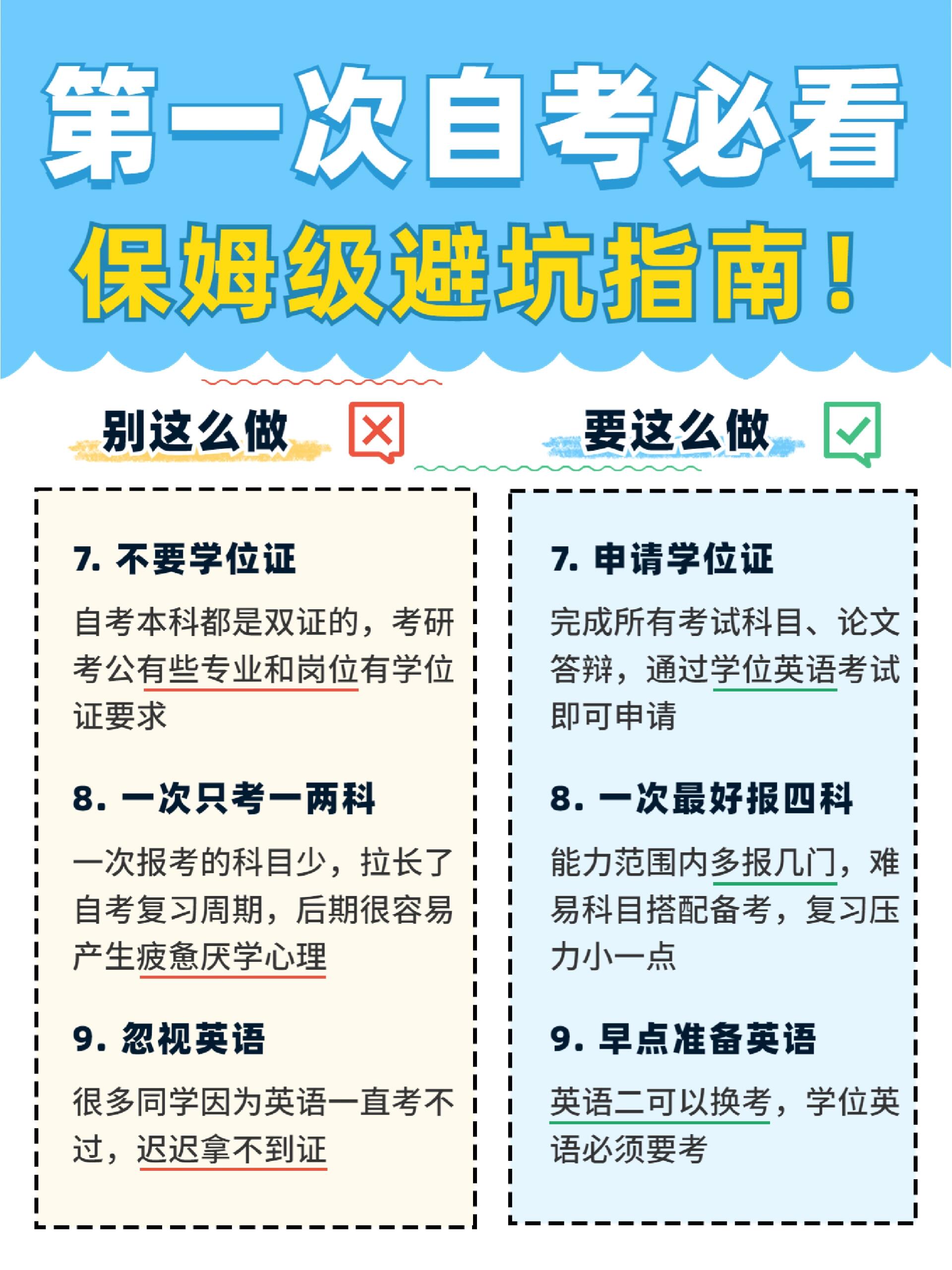 第一次参加湖北自考，需要注意什么？