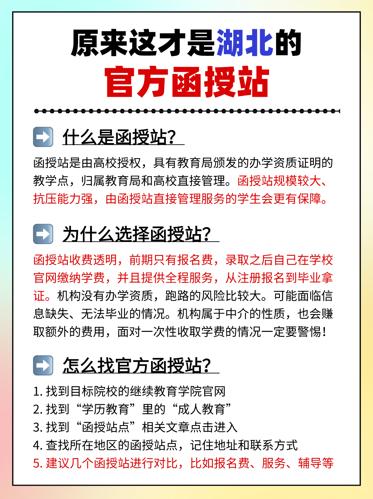 原来报成人高考真的要找官方函授站！