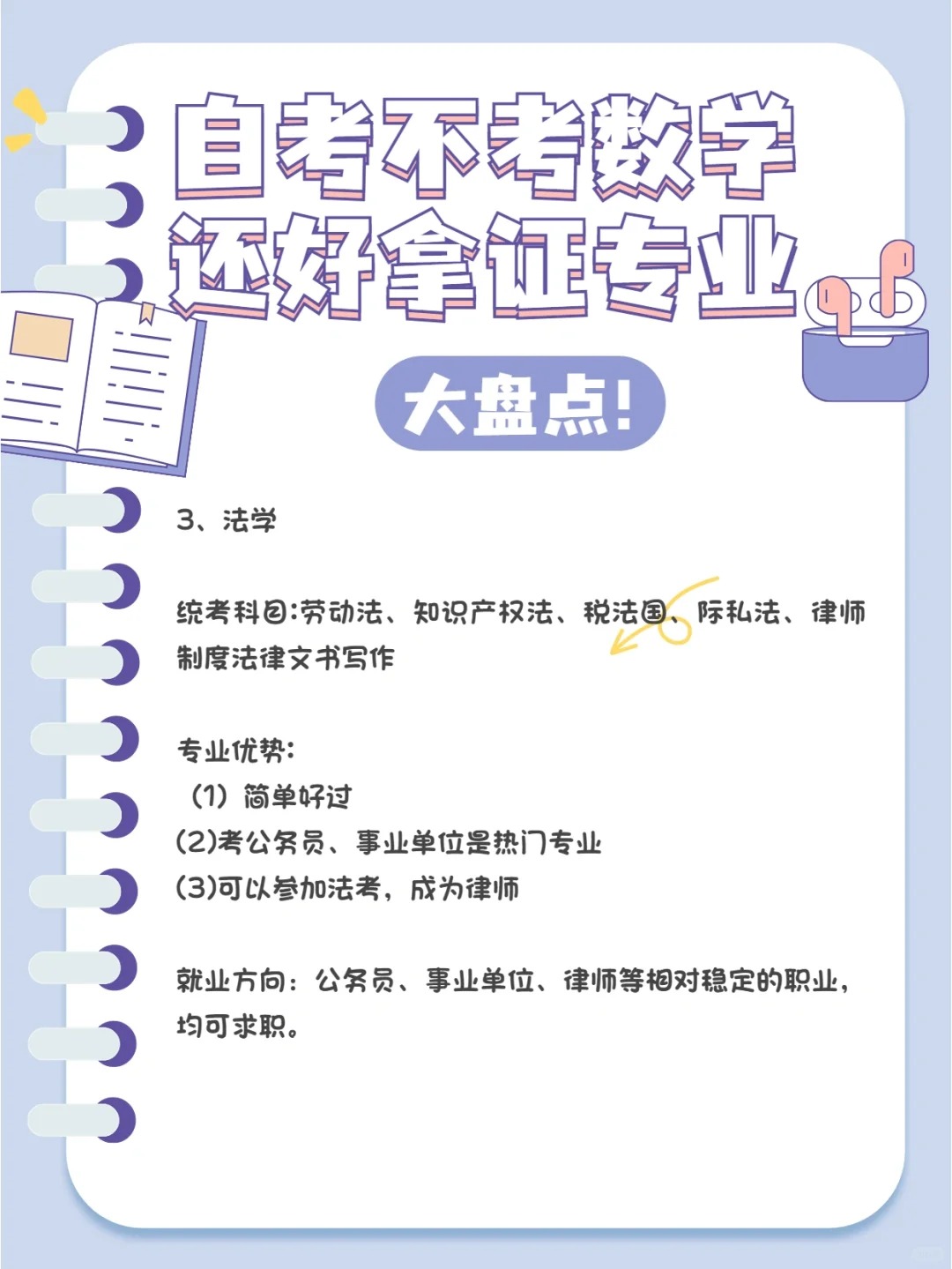 自考干货！自考哪些专业不用考数学?